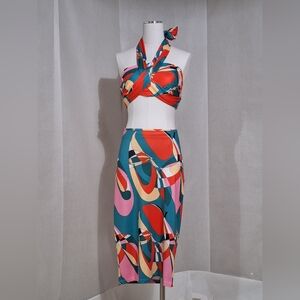 SHEIN M, SKIRT SET(top band)TOP BANDED TYPE,COSTUME STRAPS FORMS